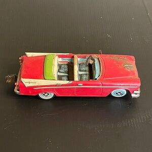Vintage 1958 Dodge Convertible Tin Car